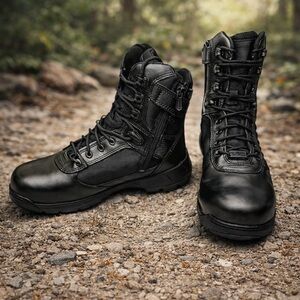 BATES Men's Tactical Boots Lightweight Composite Toe High Top Side Zip Size 10 M